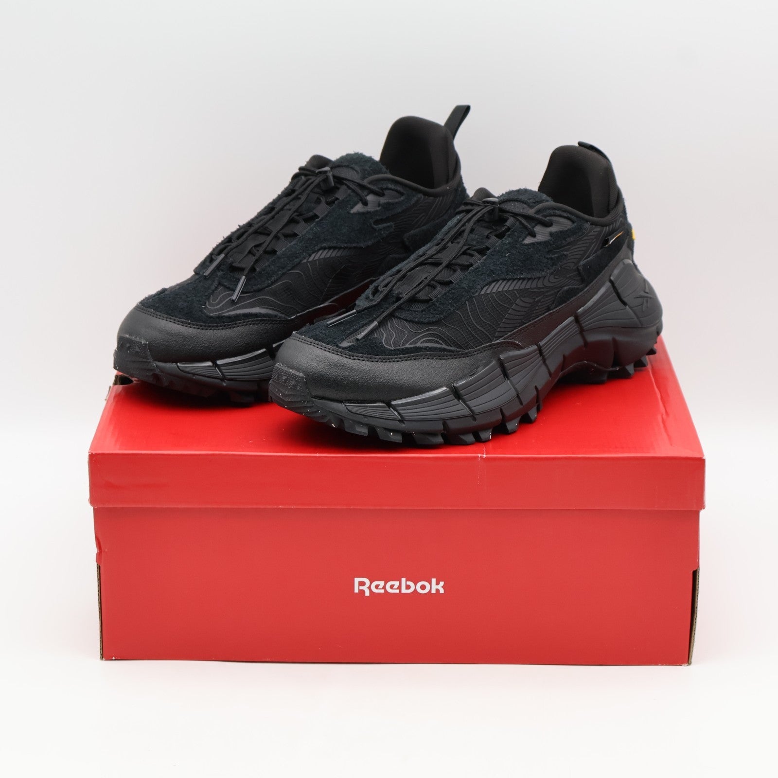 100254702 Reebok Zig Kinetica 2.5 Edge Black Grey (Men's)