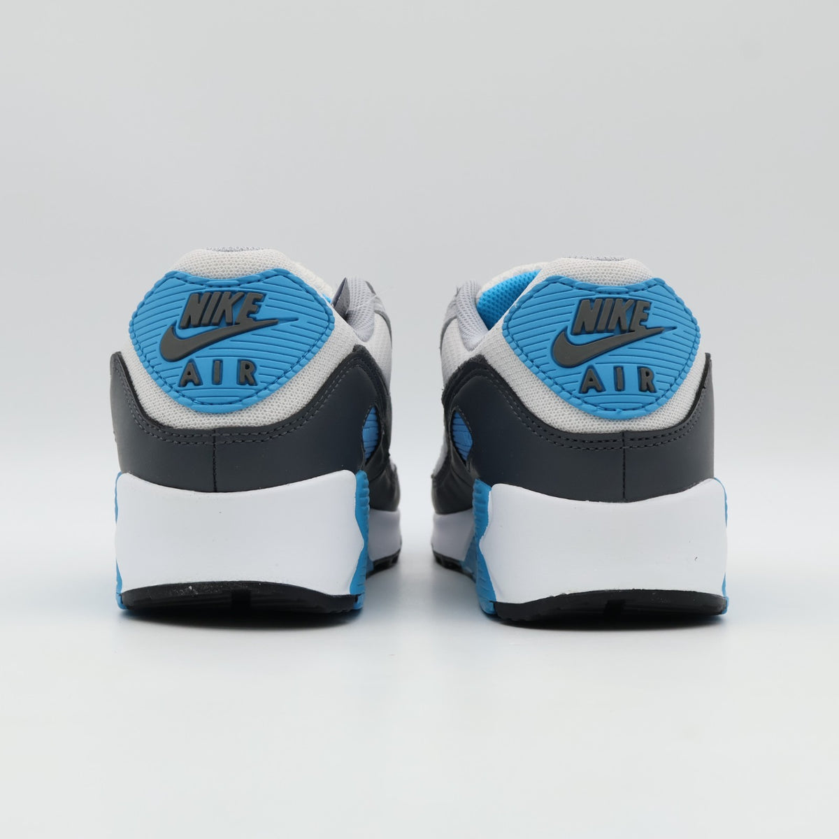 DM0029-019 Nike Air Max 90 Platinum Tint Blue Lightning Wolf Grey (Men's)