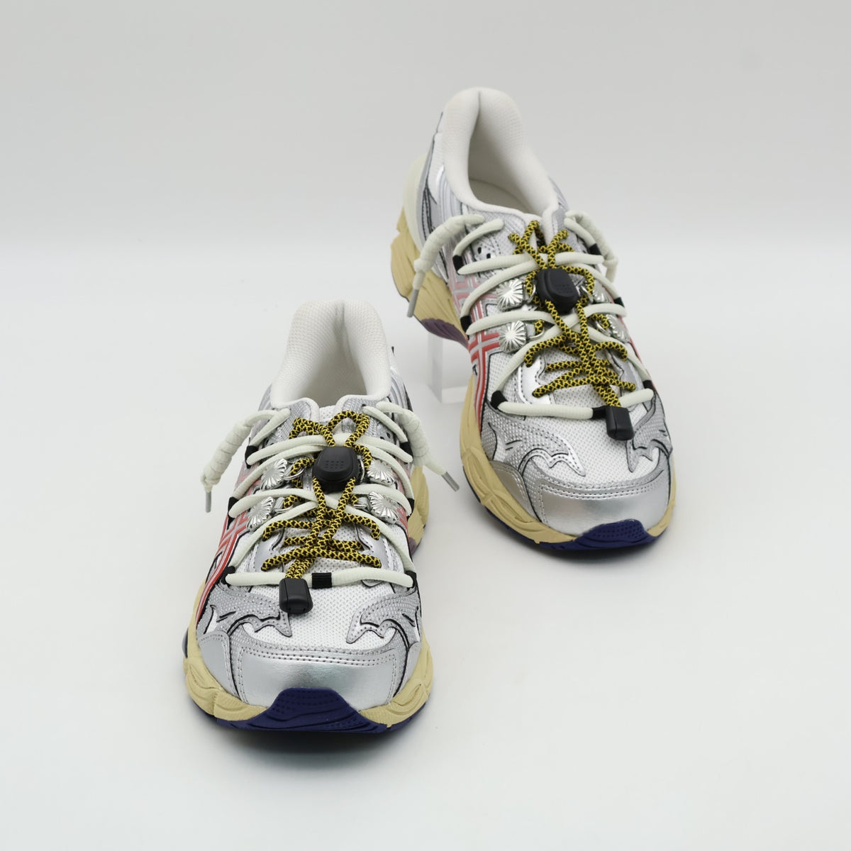 1203B115-100 TOGA Asics Gel-Cumulus 16 TG White Red Pure Silver (Men's)