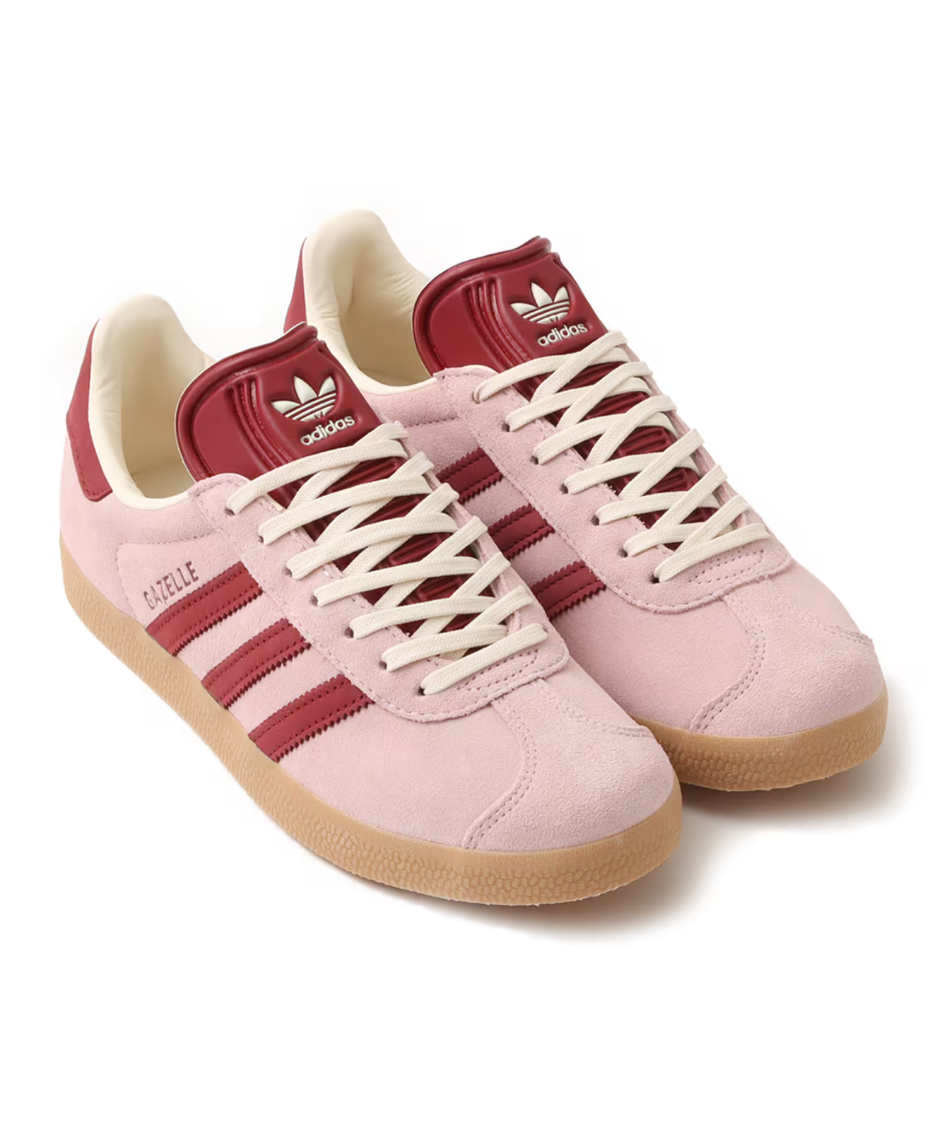 JS1388 adidas Originals  Gazelle Clear Pink Noble Maroon Cream White (Women's)