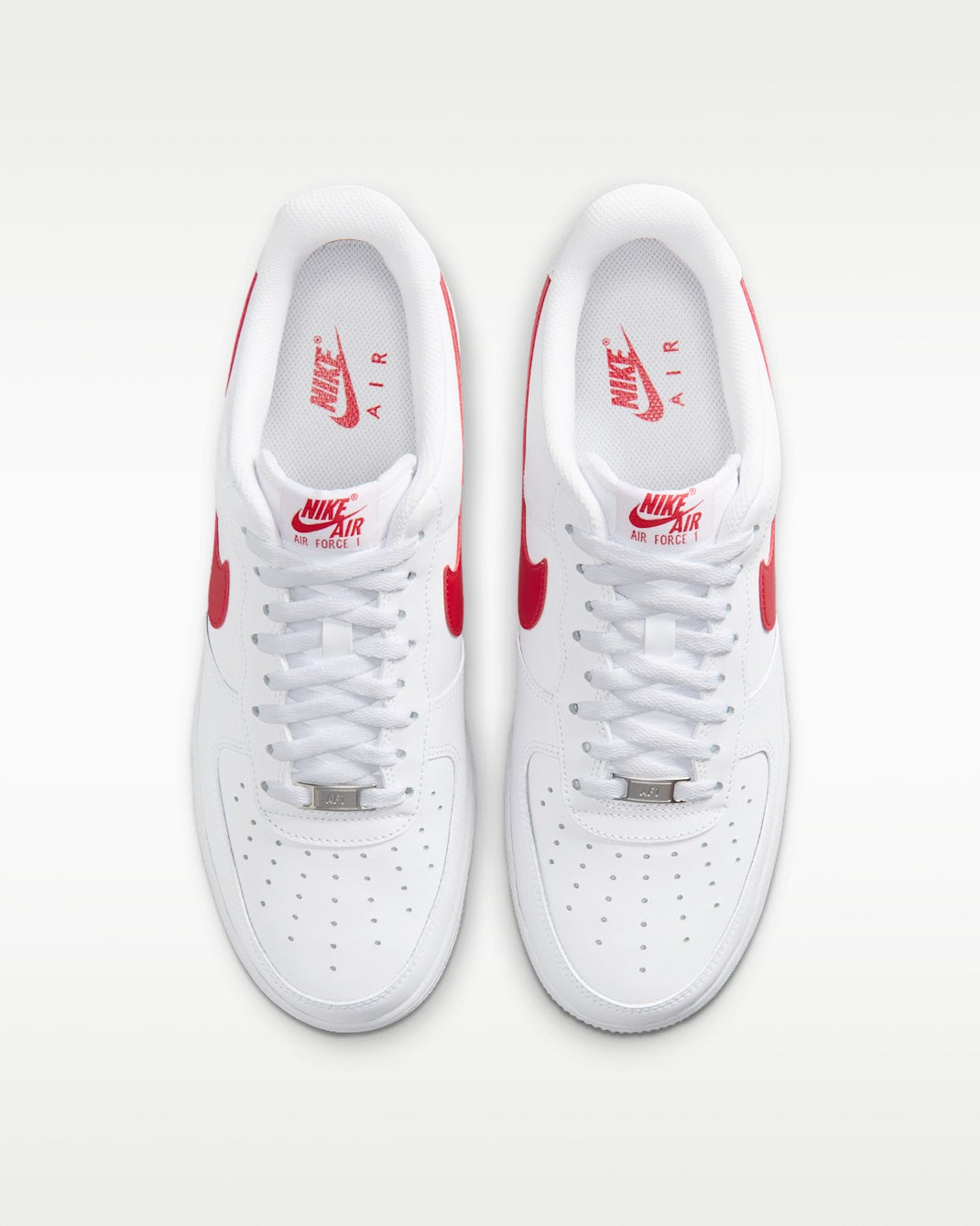 FJ4146-133 Nike Air Force 1 '07 WhiteUniversity Red (Men's)