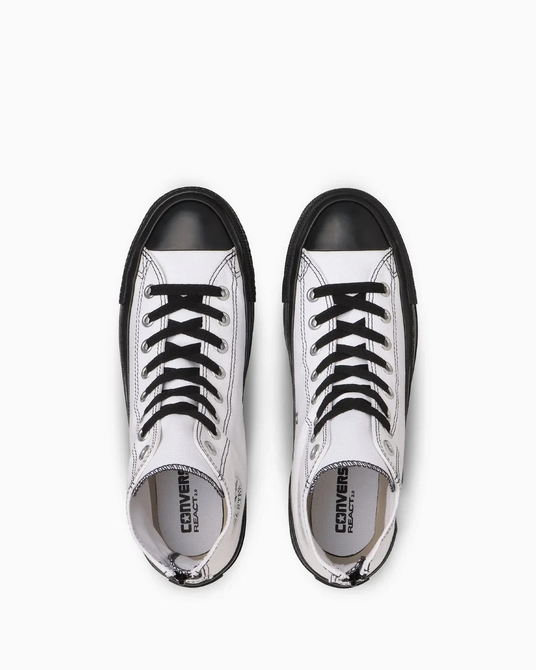 31311790 Converse All Star Chunk Backzip Hi White Black (Men's)