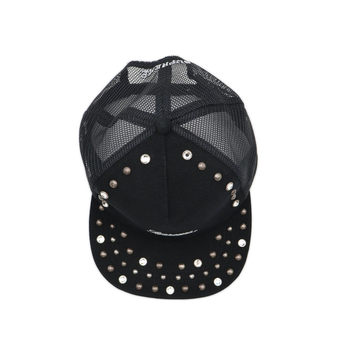 Supreme B.B. Simon Studded Canvas 5-Panel Black