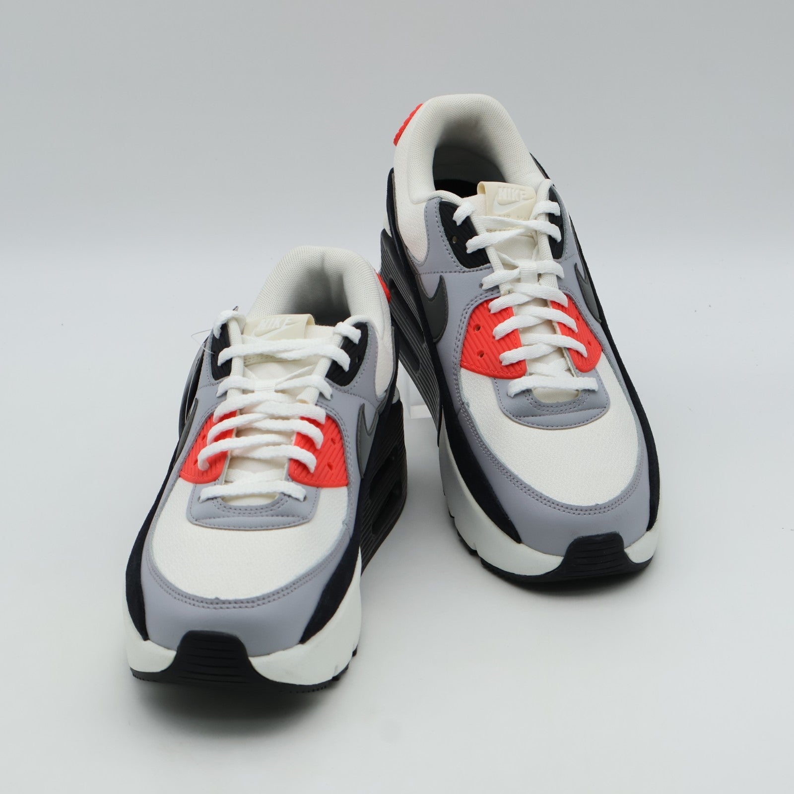 FD4328-101 Nike Air Max 90 LV8 Summit White Black Wolf Grey Smoke Grey (Men's)