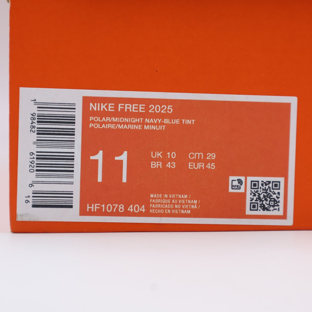 HF1078-404 Nike Free 2025 Polar Blue Tint Ghost Midnight Navy (Men's)