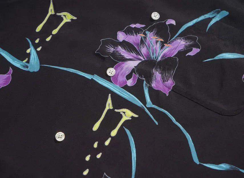 Supreme AOI Lilies S/S Shirt "Black"