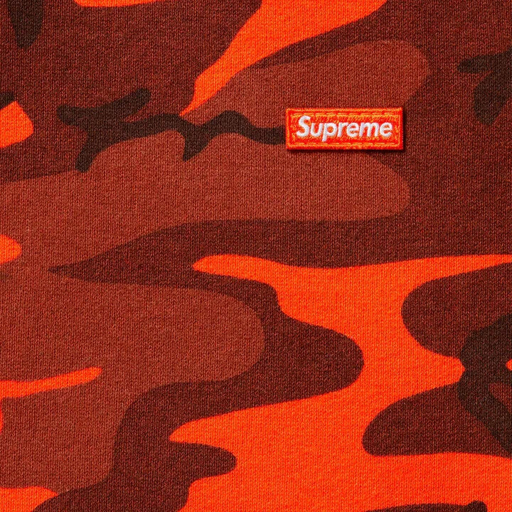 Supreme Small Box Sweatshort BrightOrangeCamo