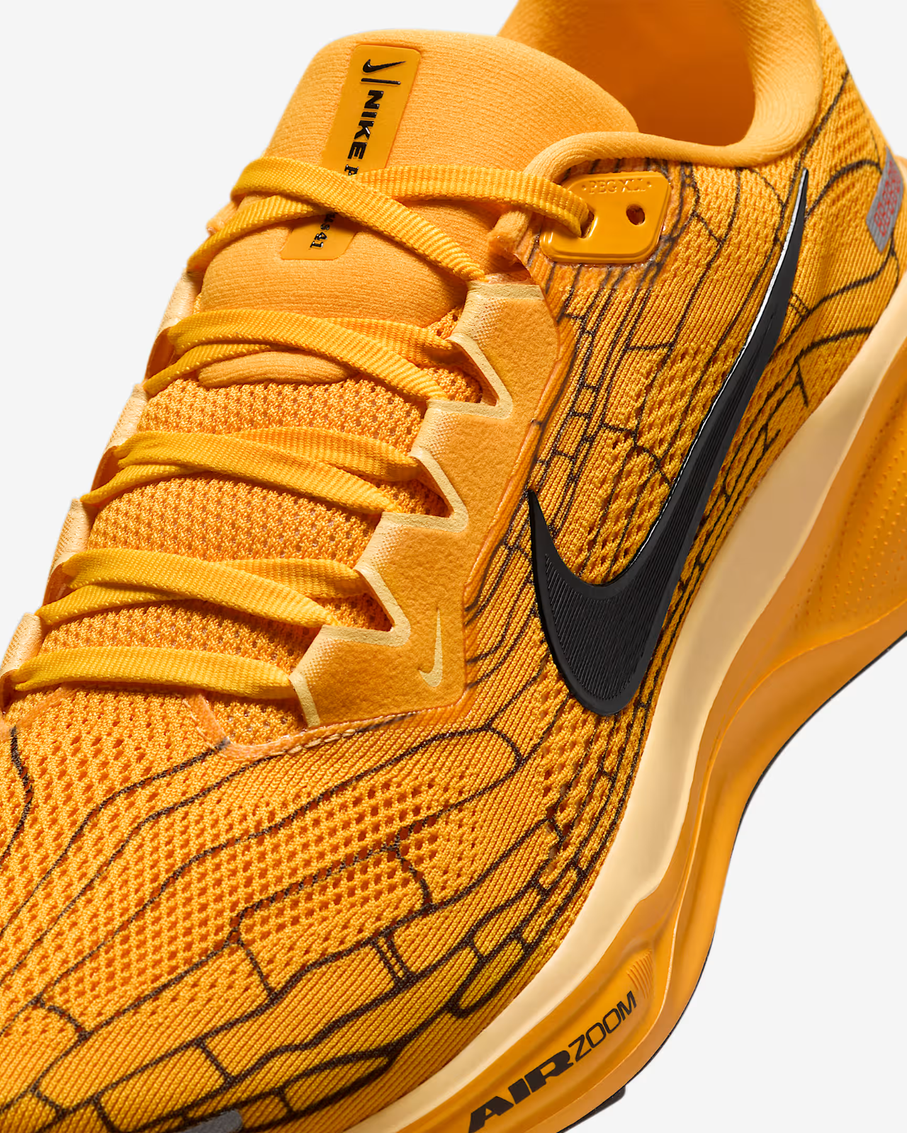 IH3257-700 Nike Zoom Pegasus 41 University Gold Soft Yellow Black (Men's)