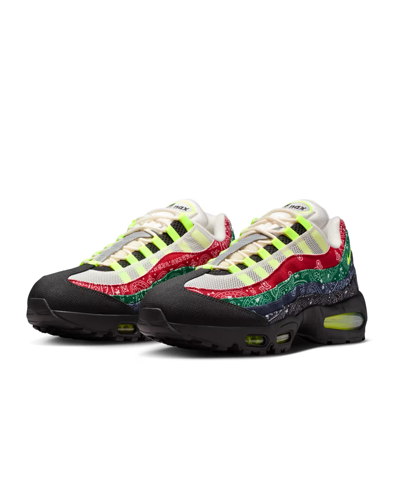 IQ0620-100 Nike Air Max 95 Big Bubble SP Paisley Bandana (Men's)
