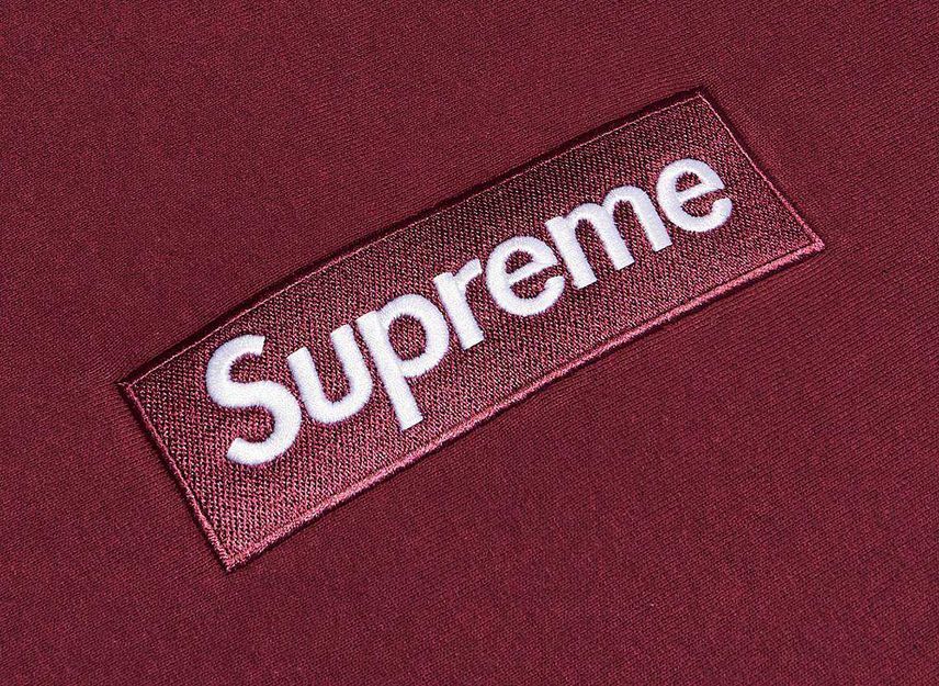 Supreme Box Logo Hooded Sweatshirt Plum (21FW)