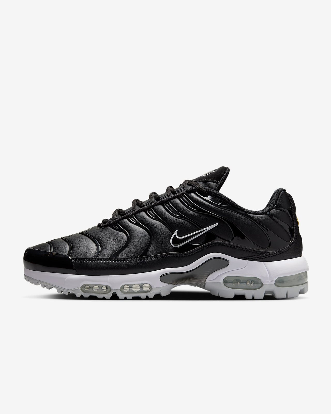 FZ4150-001 Nike Air Max Plus Golf Black Gold Salsa Red White (Men's)