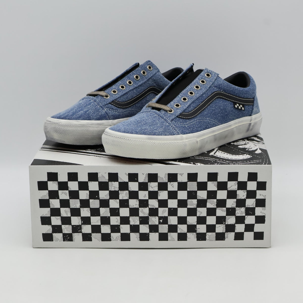 VN0A2Z32Y40 Vans Skate Old Skool Denim Blue Black (Men's)