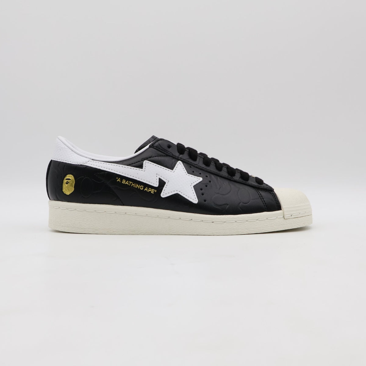 JQ3666 atmos A BATHING APE adidas Originals SSTR 5 Core Black Footwear (Men's)