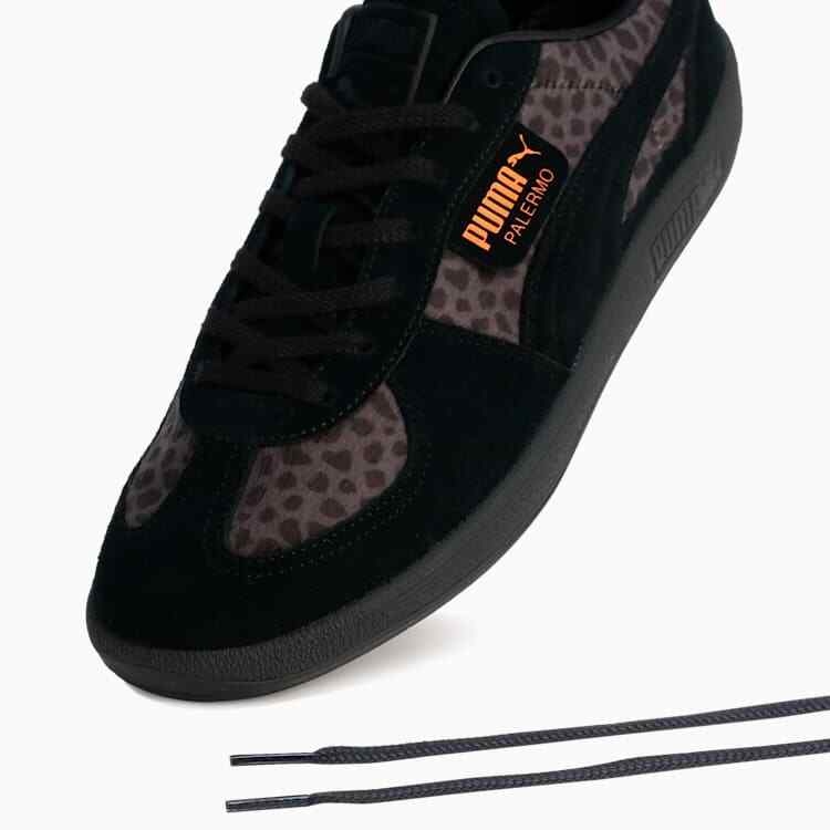 403449-01 Scye Puma Palermo Leo Puma Black Rickie Orange (Men's)