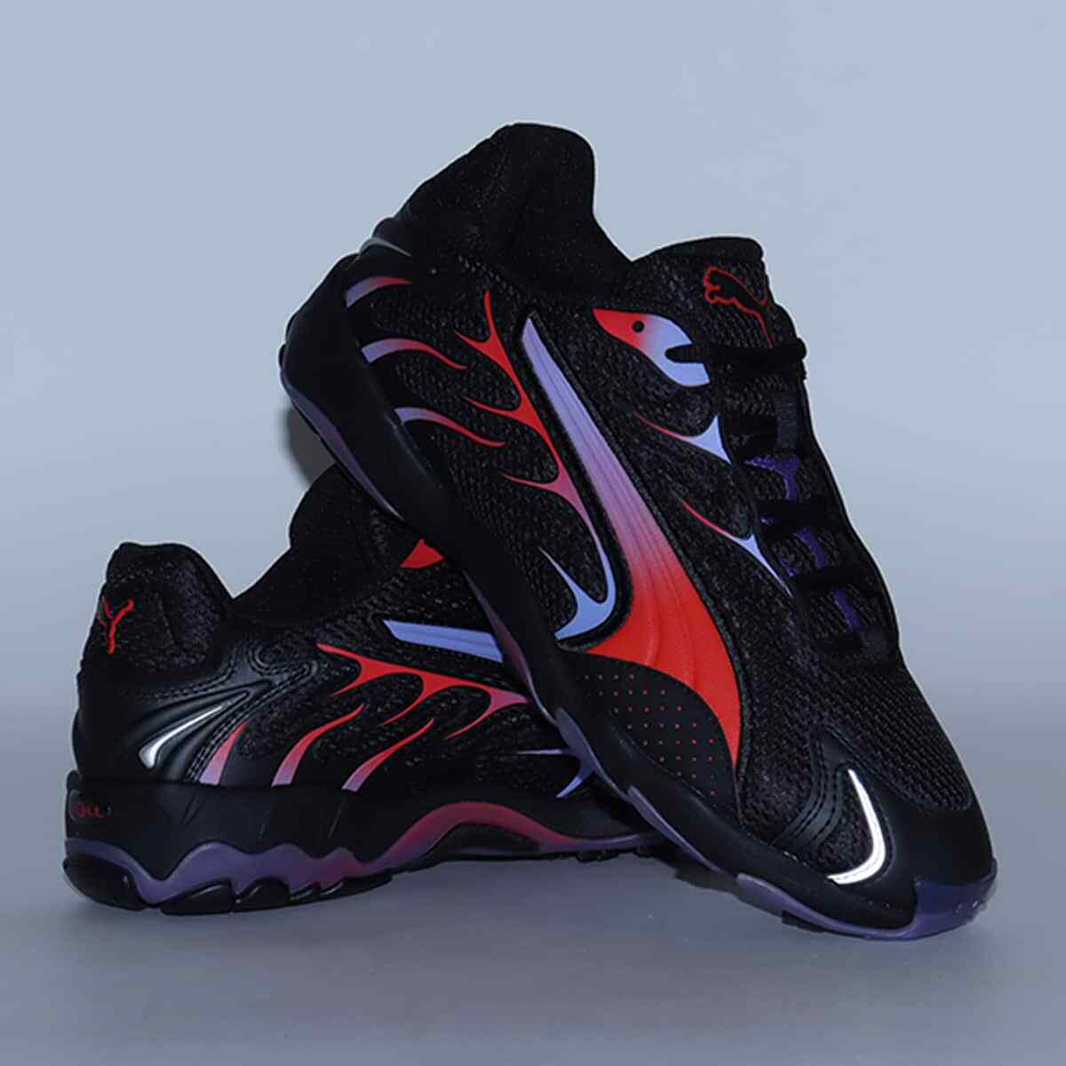 401560-02 Puma Inhale Spider-Man Black Red (Men's)