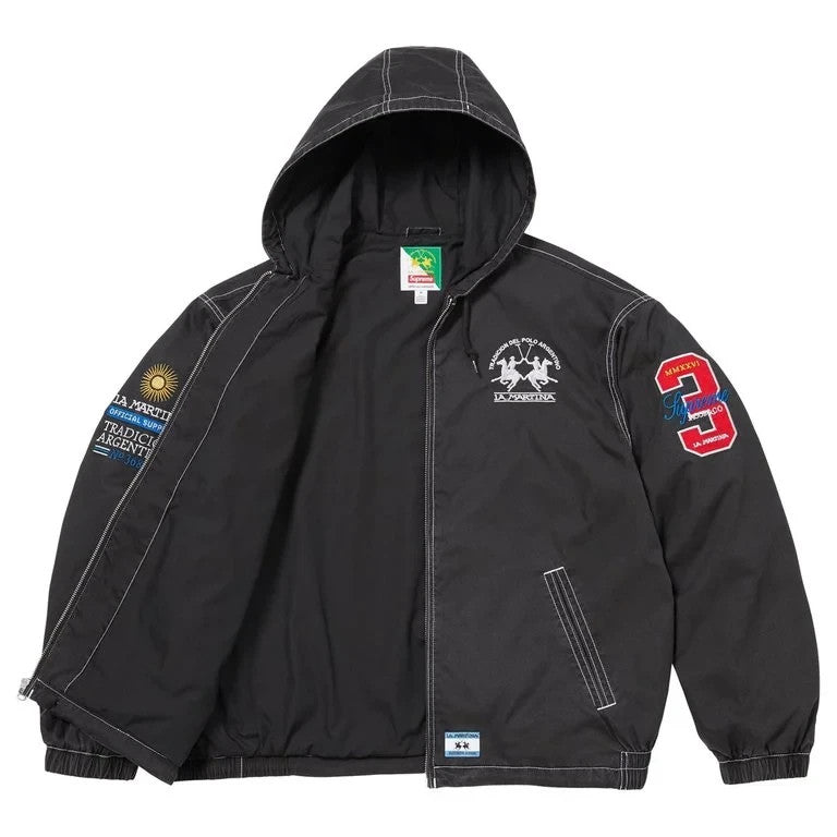 Supreme x La Martina Lightweight Hooded Jacket Black