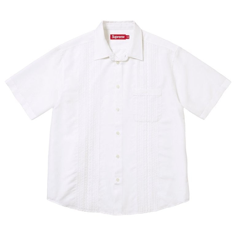 Supreme Pintuck S/S Shirt White