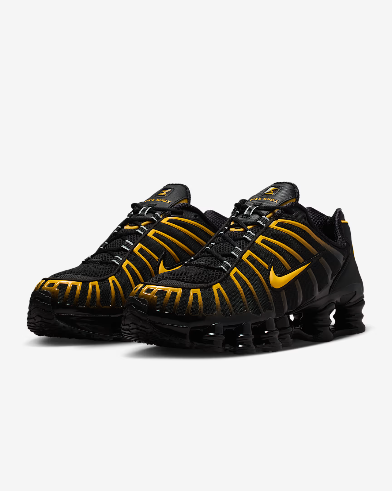 AV3595-013 Nike Shox TL Black University Gold (Men's)