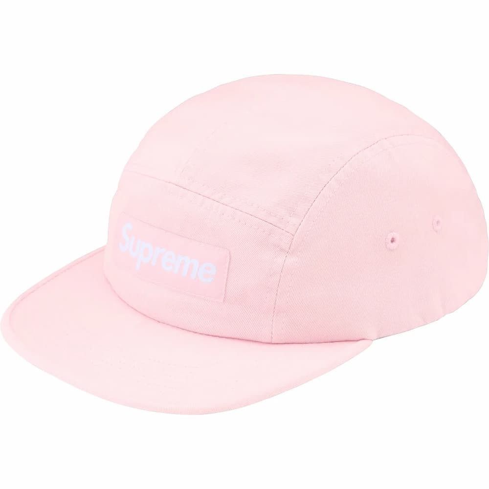 Supreme Washed Chino Twill Camp Cap Pink (26FW)
