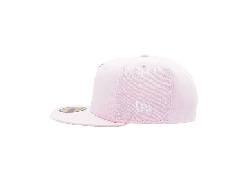 Supreme Gold Cross S Logo New Era Pink