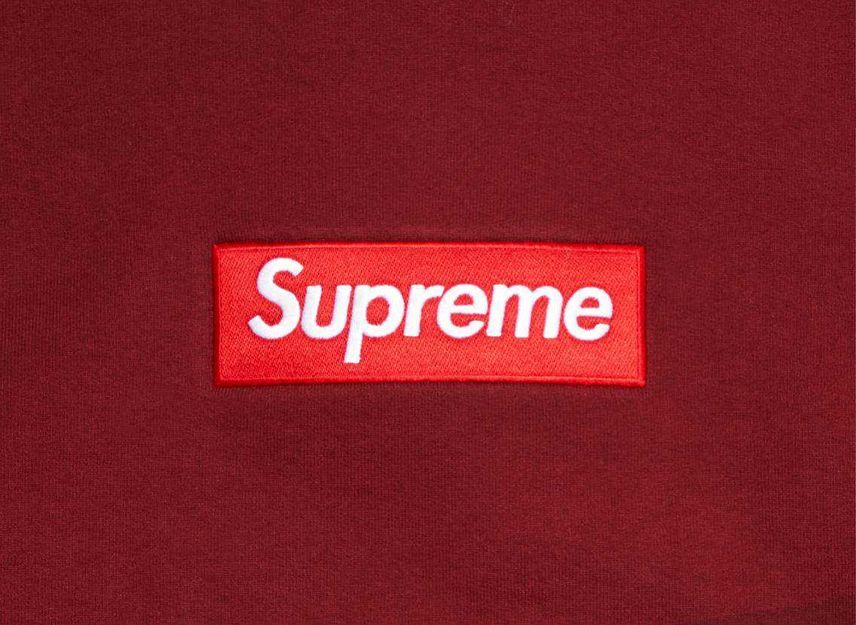 Supreme Box Logo Crewneck Cardinal (22FW)