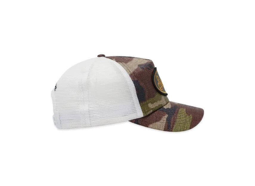 Supreme Raffia Mesh Back 5-Panel "Woodland Camo"