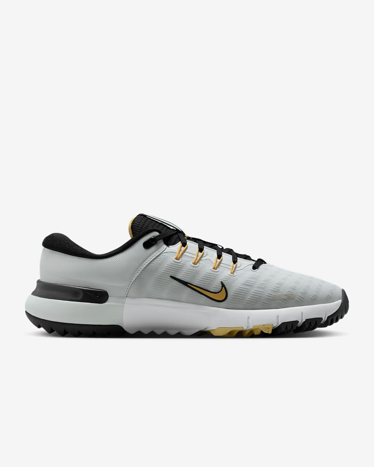 FN0332-105 Nike Free Golf NN Golf Shoes White Black Pure Platinum (Men's)