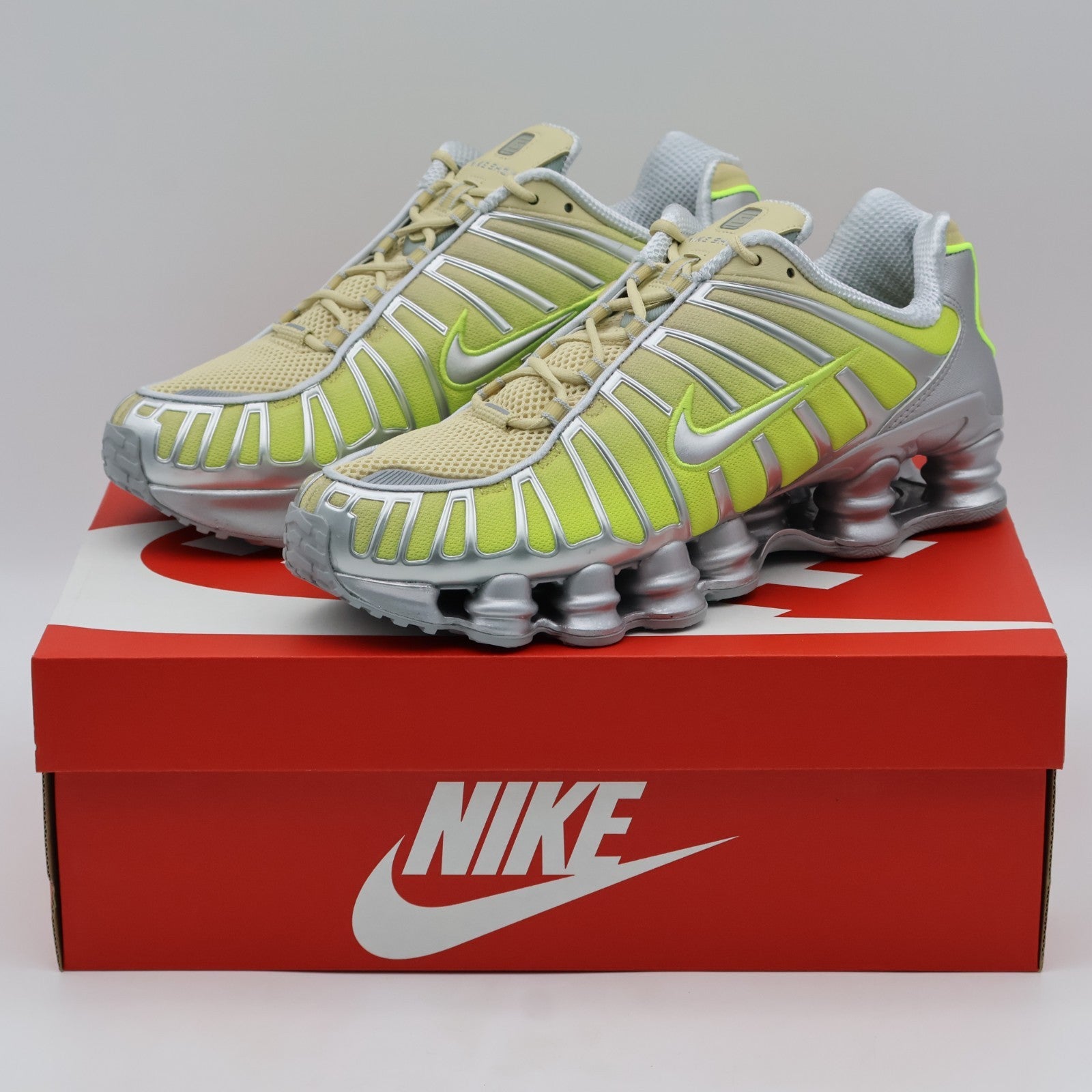 IH1336-700 Nike Shox TL Yellow Fade (Women's)