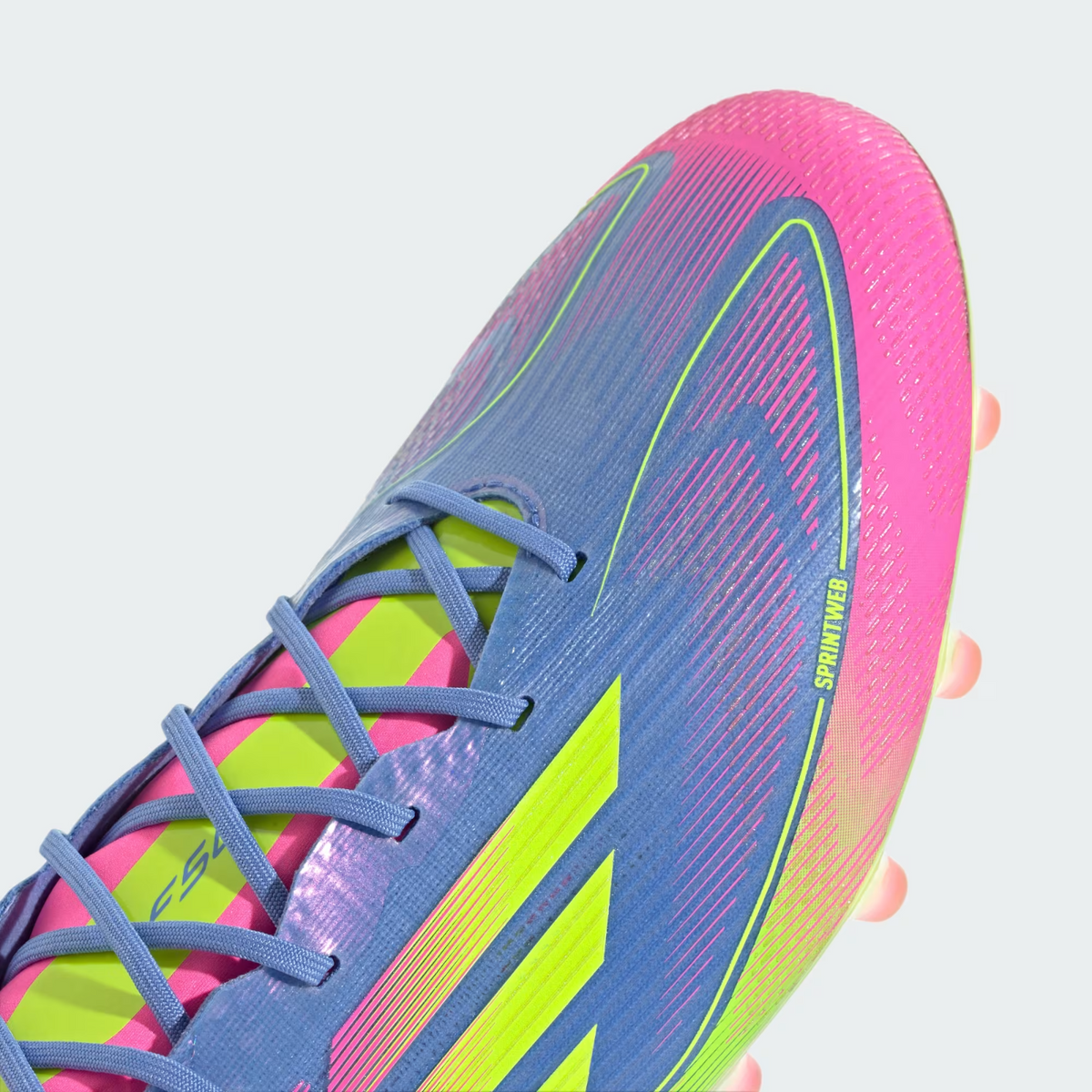 IE1264 adidas F50 Elite AG Blue Fusion Lucid Lemon Lucid Pink (Men's)