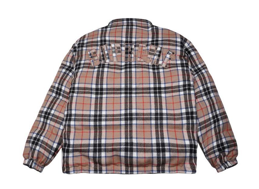 Supreme Reversible Puffer Jacket Navy