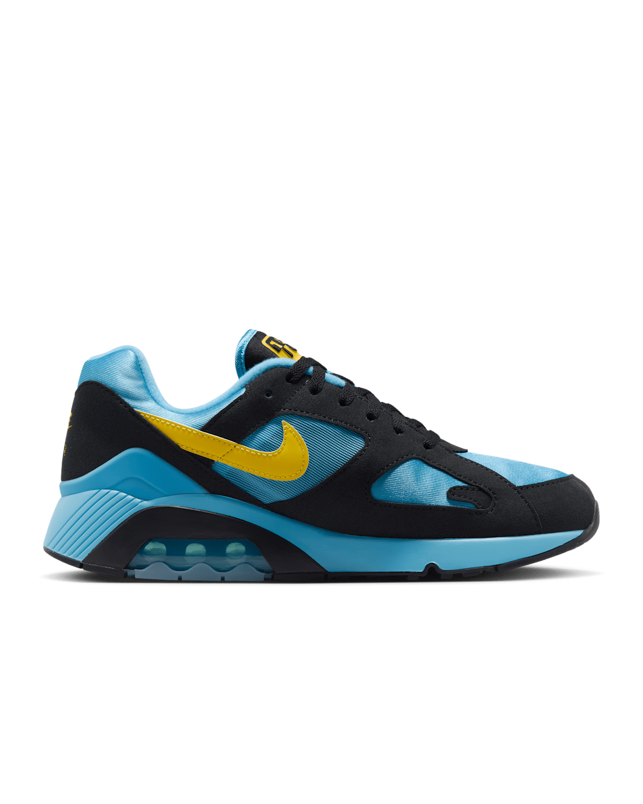 HQ4043-400 Nike Air 180 Black and Baltic Blue (Men's)