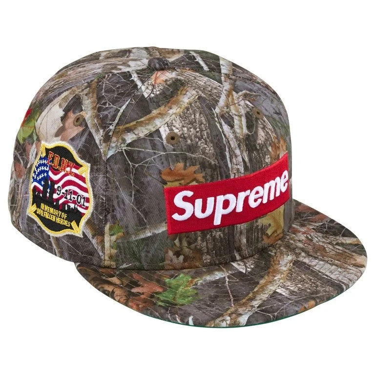 Supreme x FDNY Box Logo New Era TrueTimber Kanati Camo