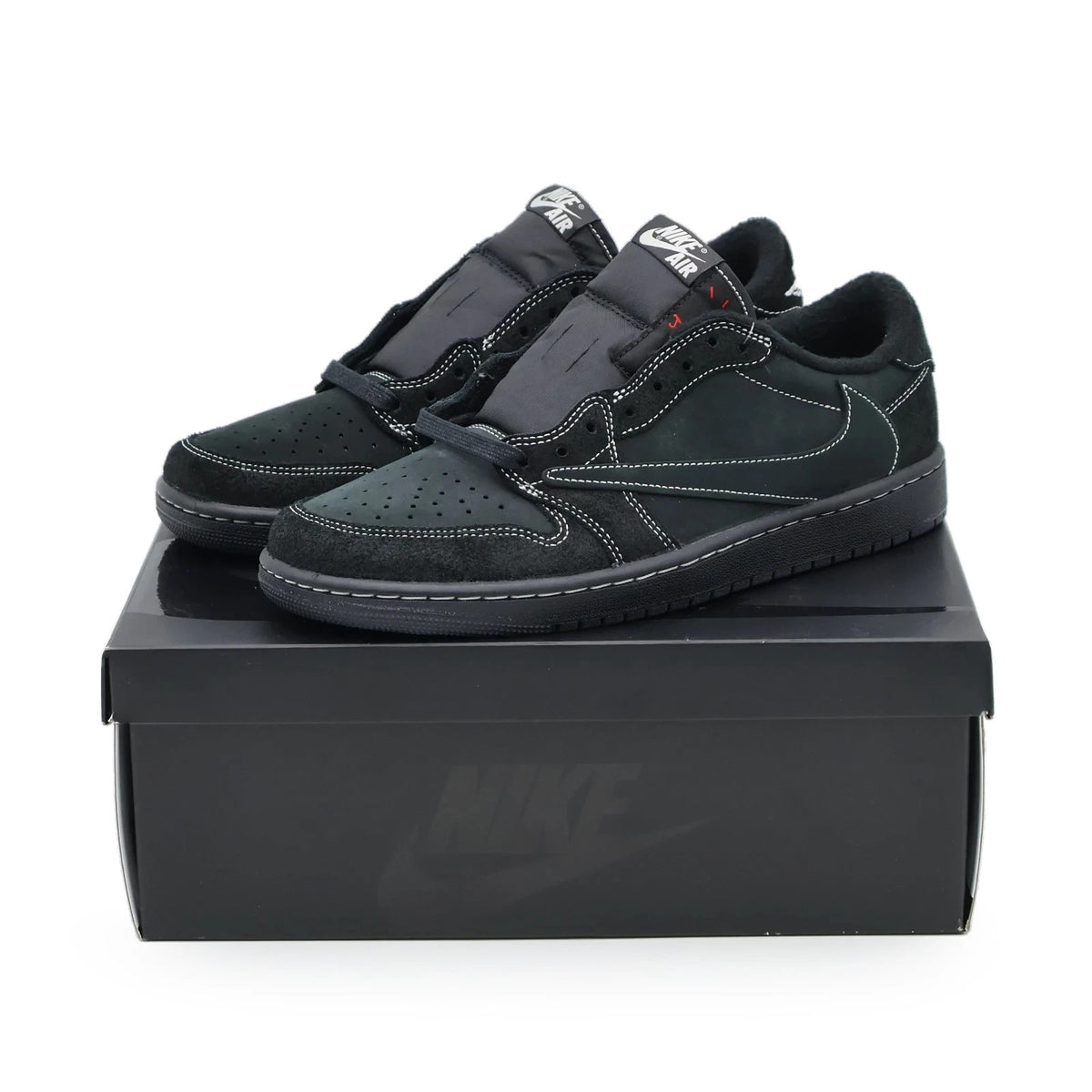 DM7866-001 Travis Scott Ã Nike Air Jordan 1 Low OG SP "Black Phantom"(Men's)