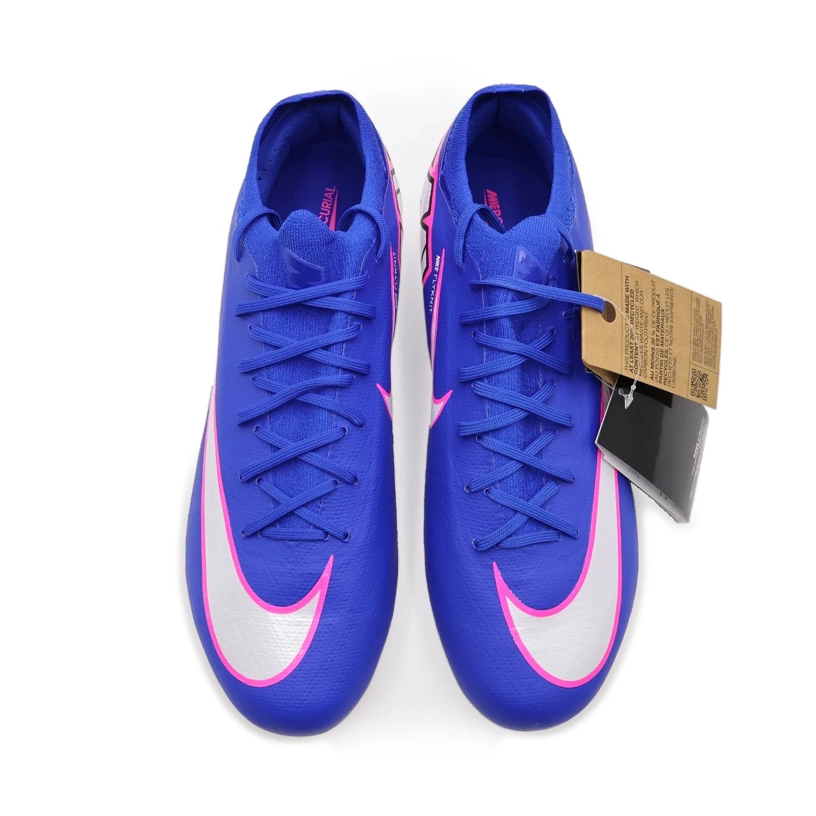 FQ8684-446 Nike Mercurial Vapor 16 Pro Cleats Racer Blue White (Men's)