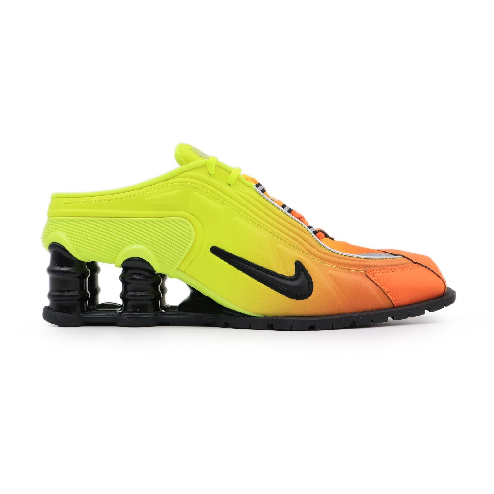 DQ2401-800 Martine Rose Nike Shox MR4 Safety Orange Metallic Silver (Women's)