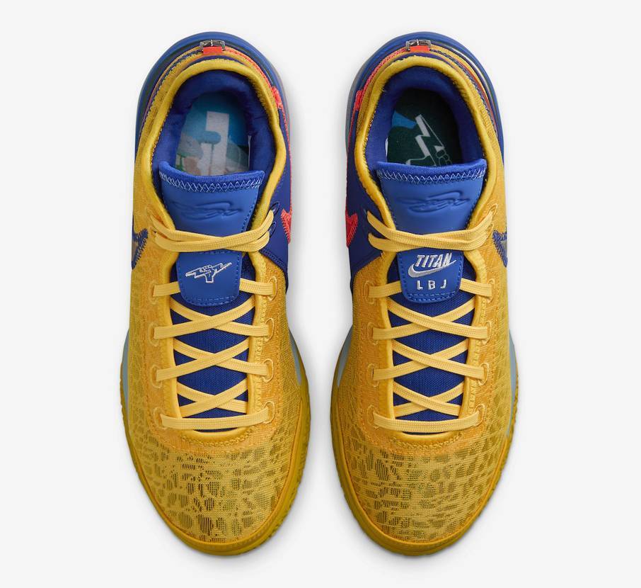 DZ2916-700 Titan Ã Nike Zoom LeBron NXXT Gen University Gold
