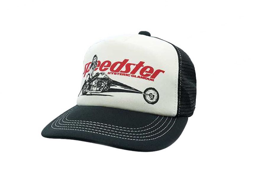 02221QH05 HYSTERIC GLAMOUR Speedster Mesh Cap Black