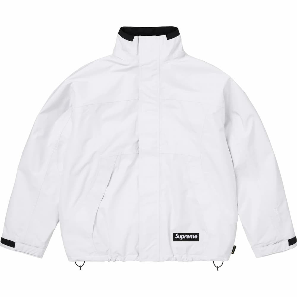 Supreme AOI Gore Tex Hooded Jacket White