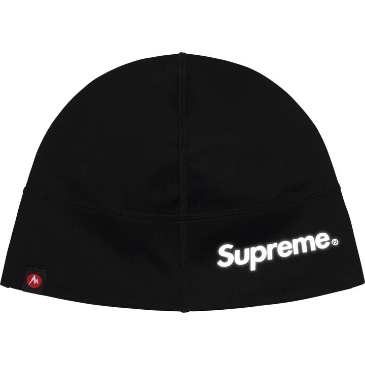 Supreme Marmot Base Layer Beanie Black