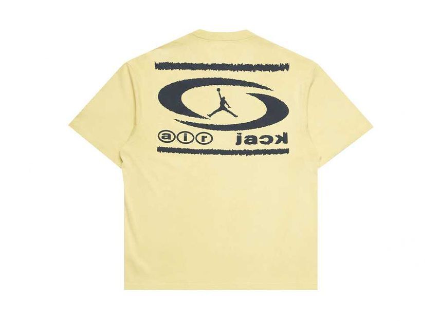 DZ5514-308 Nike Jordan Travis Scott Air Tee Yellow