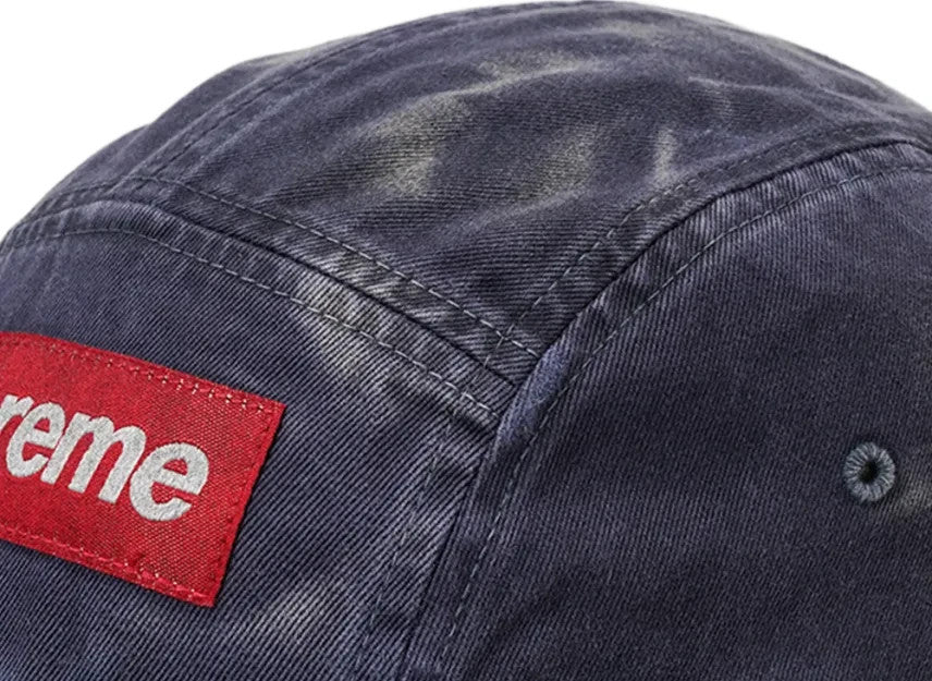 Supreme Overdyed Camp Cap "Navy"