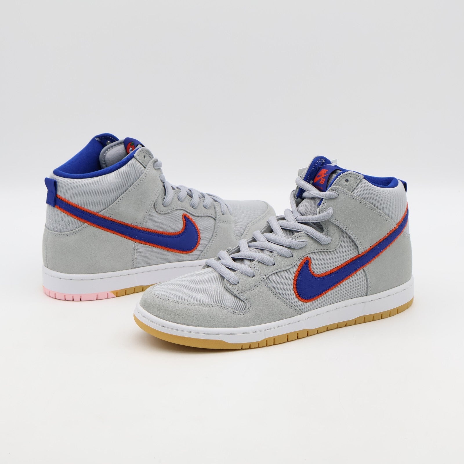 DH7155-001 Nike Dunk High SB New York Mets Rush Blue Orange Cloud Gray (Men's)