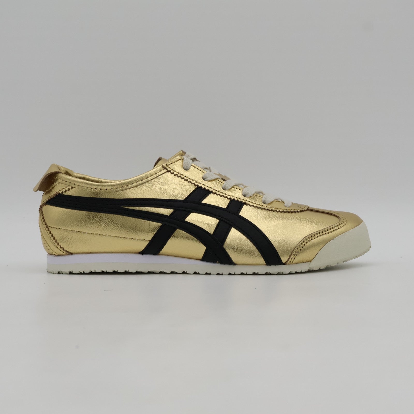 1183B566-200 Onitsuka Tiger Mexico 66 Pure Gold Black (Men's)