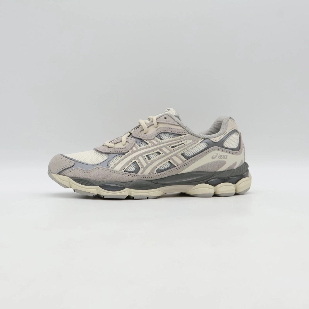 1201A789-103 Asics GEL-NYC Oyster Grey Cream Charcoal Gray Ivory Beige (Men's)