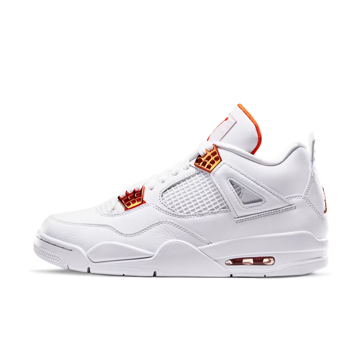 CT8527-118 Nike Air Jordan 4 Retro "White/Team Orange" (Men's)