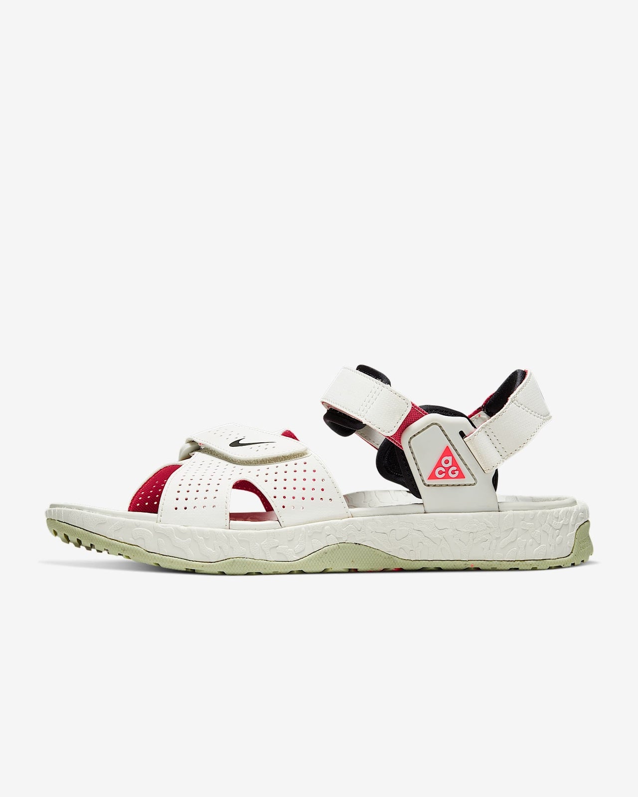 CT2890-001 Nike ACG Deschutz Sandal Spruce Aura Laser Crimson Black (Men's)