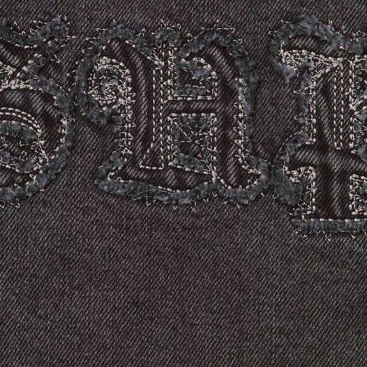 Supreme Applique Denim Shirt Black