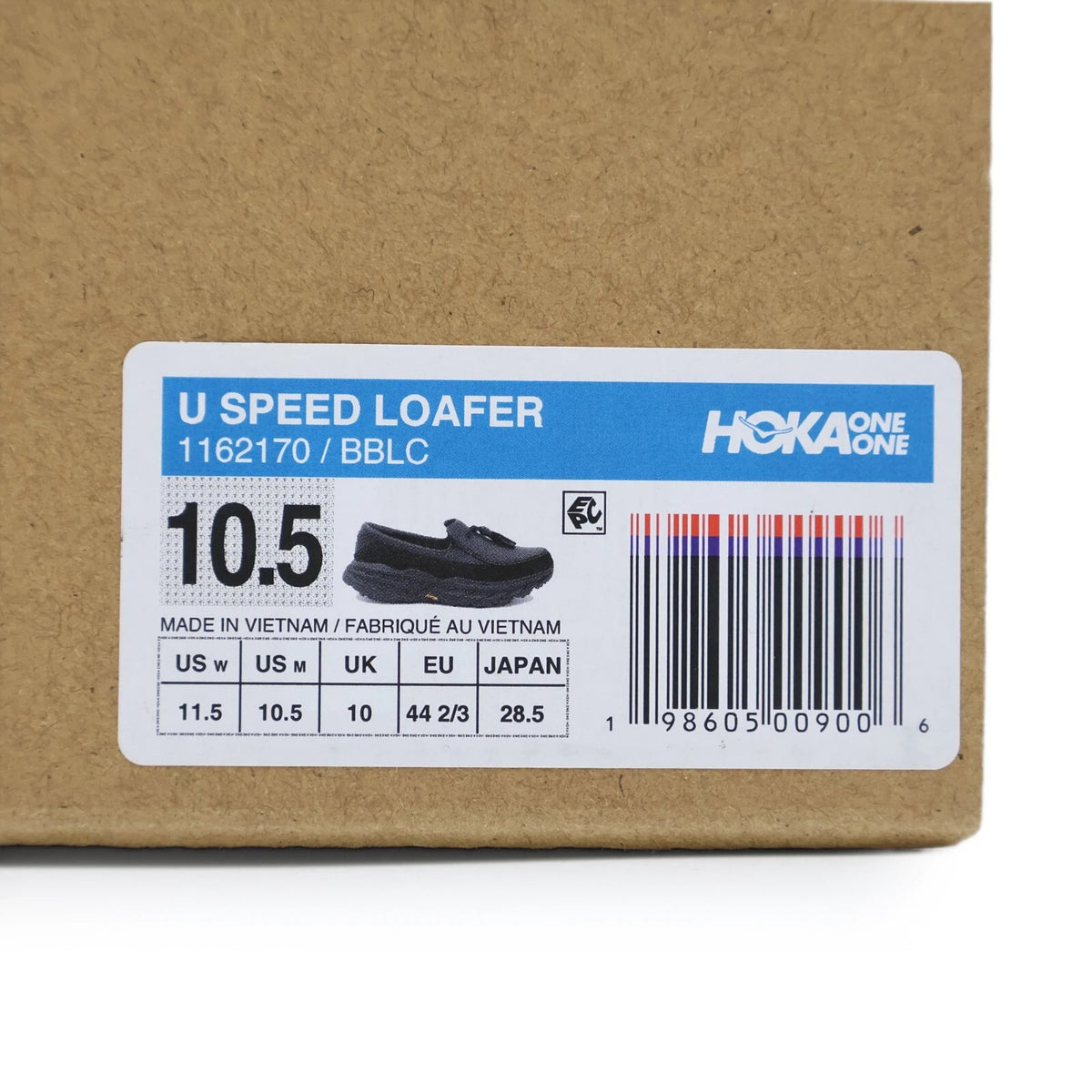 1162170-BBLC Hoka Speed Loafer Black (Men's)