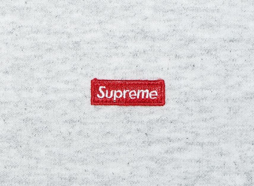 Supreme Small Box Hooded Sweatshirt Ash Grey (24FW)