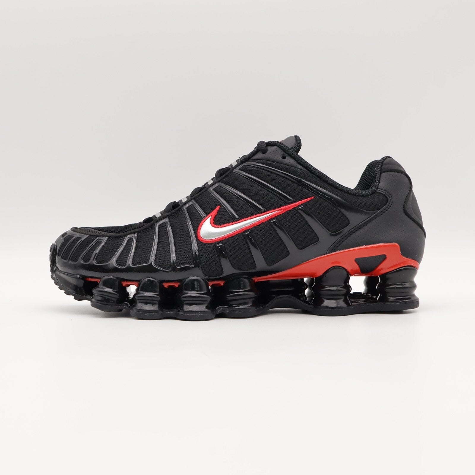 CN0151-003 Nike Shox TL Black University Red Metallic Silver (Men's)